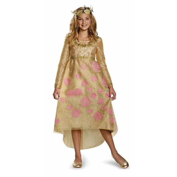 NEW Disney Girls 7/8 Maleficent Aurora Costume - Picture 1 of 5